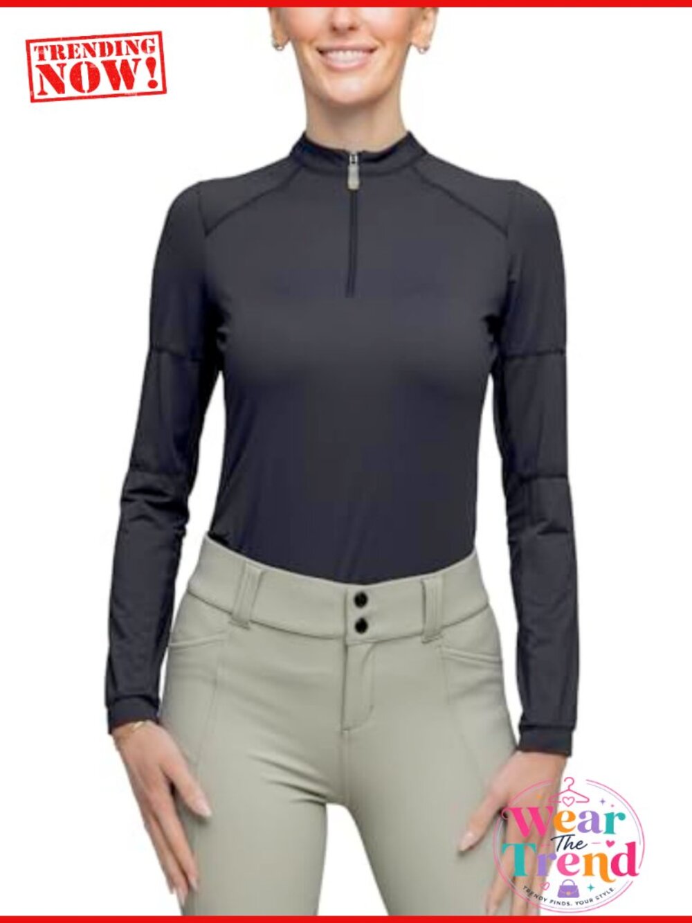 Kastel Denmark 1/4 Zip Long Sleeve Activewear Golf Polo UPF 30